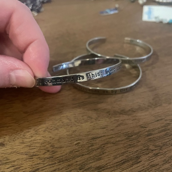 Set of 3 Religious Bangles. - Picture 3 of 7